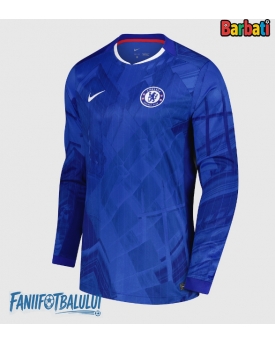 Chelsea Tricou Fotbal Replică 2025-26 Barbati Acasa Mâneci Lungi